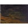 Image 4 : American Landscape Oil Painting on Board Framed