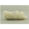 Image 1 : Very Fine Chinese Hetian White Jade Carved Boat