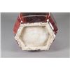 Image 3 : Chinese Flambe Ox Blood Hexagonal Porcelain Vase
