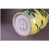 Image 6 : Chinese Republic Yellow Rouleaux Vase Kangxi