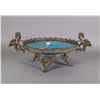 Image 1 : Chinese Cloisonne Centre Piece with Bronze Dragon