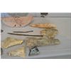 Image 3 : Collection of stone arrow heads including scrapper, spears heads and some from Denmark etc.