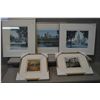 Image 1 : Five framed prints including three Loren Chabot limited edition prints featuring Edmonton architectu