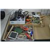 Image 1 : Selection of tools, mostly jewellery making tools including pliers, clamps and a Foredom flex grinde