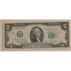 Two Dollard American note