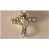 Image 1 : 5 gems different colours cross