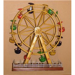 Antique tin toy carnival ride