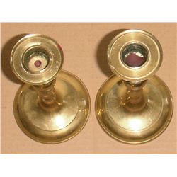 Brass candlesticks