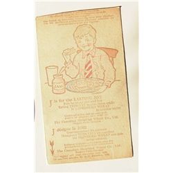 J est pour la JOIE, like a postcard is this educational advertising