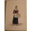 Image 1 : 1827 authentic antique gravure Paris la Blanchisseuse