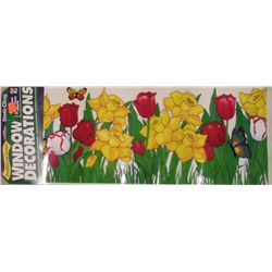 Daffodils... window decorations et des tulipes