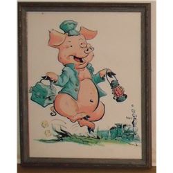 Original cartoon CNR drawing