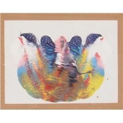 Etude #3 innovation Langdonart 4 scenes in one original small painting