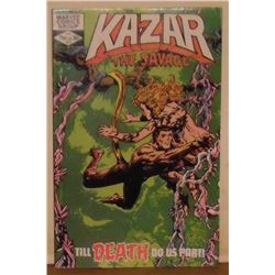 Kazar the Savage old comic book