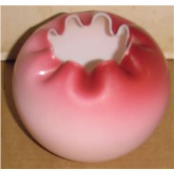 Exquisite satin glass vase