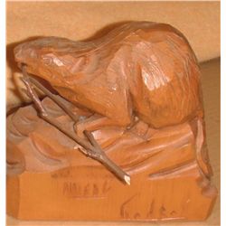 Le castor scullpture