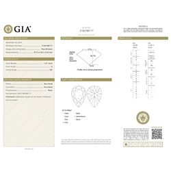 GIA/Pear shape/G/SI2/1.01