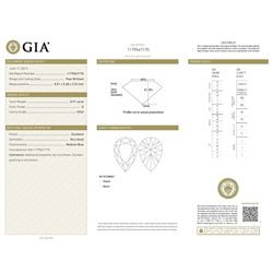 GIA/Pear shape/D/VVS2/0.91