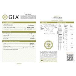 GIA/Round/D/VVS2/0.41