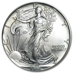 1994 1 oz Silver American Eagle BU