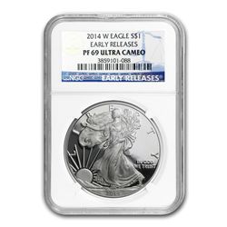 2014-W Proof Silver American Eagle PF-69 NGC (Early Releases)