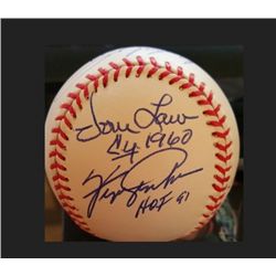 Signed baseball - Gaylord - J Perry - Vernon Law - Vida Blue - Ferguson Jenkins