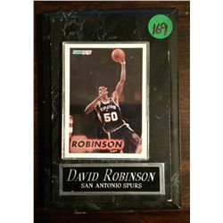 David Robinson Basketball Player in Plaque