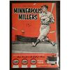 Image 1 : 1957 Minneapolis Millers Baseball Program 15 Cents