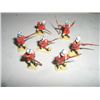 Image 1 : VINTAGE TOY SOLDIERS 7 TOTAL AFRICAN SOLDIERS *HAND PAINTED & PLASTIC*!! TOY SOLDIERS CAME OUT OF ES