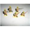 Image 1 : VINTAGE TOY SOLDIERS 5 TOTAL AFRICAN SOLDIERS *HAND PAINTED & PLASTIC*!! TOY SOLDIERS CAME OUT OF ES