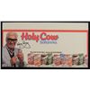 Image 5 : HARRY CARAY "Holy Cow" Autograph/Signed 8x10 B&W Photo & Holy Cow Advertisement