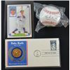 Image 1 : BABE RUTH COLLECTION - COMMEM BALL, FIRST DAY COVER - CARD