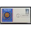 Image 4 : BABE RUTH COLLECTION - COMMEM BALL, FIRST DAY COVER - CARD