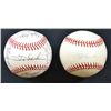 Image 1 : 2 - Unidentified AUTOGRAPHED BASEBALL's - 21 SIGNATURES  &  6 - SIGNATURES