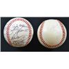 Image 4 : 2 - Unidentified AUTOGRAPHED BASEBALL's - 21 SIGNATURES  &  6 - SIGNATURES