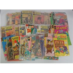 GROUP OF 60 COMICS - MOSTLY JUST LOWER GRADE BOOKS FROM THE 50s & 60s.