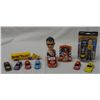 Image 1 : NASCAR LOT: TONY STEWART BOBBLE HEAD & ORNAMENT, MATT KENSETH BOBBLE DOBBLE, M&M