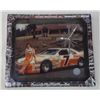 Image 1 : Alan Kulwicki Vintage Picture Clock Hooters NASCAR -SEALED IN ORIGINAL PACKAGING