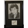 Image 1 : CONWAY TWITTY Autograph / Signed index card Framed along with 8 x 10 Photo
