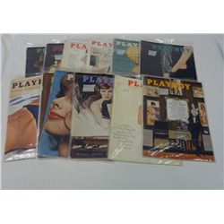 1962 PLAYBOY COLLECTION ( ALL 12 ISSUES) SOPHIA LOREN, KIM NOVAK, BRIGITTE