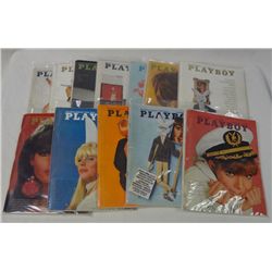 1966 PLAYBOY COLLECTION ( ALL 12 ISSUE) PRINCESS GRACE (KELLY) of MONACO INTERVI