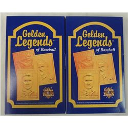 2 - GOLDEN LEGENDS of BASEBALL, BABE RUTH & LOU GEHRIG