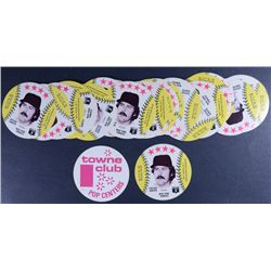 1976 TOWNE CLUB DISCS LOT; 33 - CATFISH HUNTER in NM-MINT CONDITION