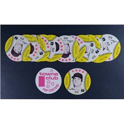 1976 TOWNE CLUB DISCS LOT; 32 - CARL YASTRZEMSKI in NM-MINT CONDITION