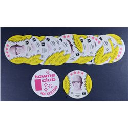 1976 TOWNE CLUB DISCS LOT; 18 - PETE ROSE in NM-MINT CONDITION