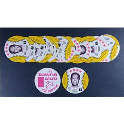 1976 TOWNE CLUB DISCS LOT; 33 - HANK AARON in NM-MINT CONDITION