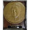 Image 1 : MICKEY MANTLE 16 x 20 BRONZE PATINA MONUMENT by HIGHLAND MINT