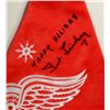 Image 2 : TED LINDSEY AUTOGRAPHED DETROIT RED WING SANTA HAT with COA