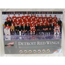 The Grid Line Miller Lite Poster AUTOGRAPHED,  KRIS DRAPER, KIRK MALTBY, McCARTY