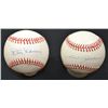 Image 1 : LUIS APARICIO & DON LARSEN AUTOGRAPHED BASEBALLS (2)